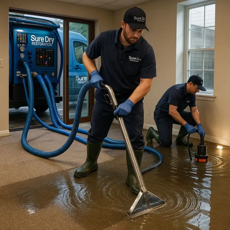 Water Extraction and Removal process in Benton, TN